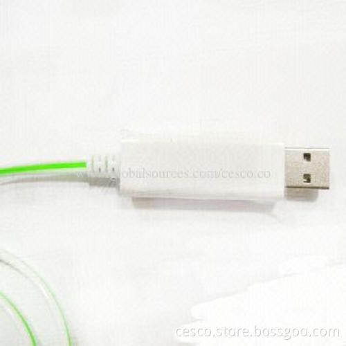 Visible Flowing Current EL Light USB Sync Cable for iPhone 5